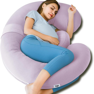 Hongbo OEM 32*59 Inch Maternity <strong>Pillows</strong> Full Body Multifunctional Velvet Cozy <strong>U</strong> Shaped Pregnancy <strong>Pillows</strong> for Side Deep Sleeping - Product Image 3