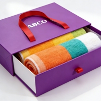 Boîte à tiroir personnalisée en carton rigide, boîte cadeau coulissante, emballage à tirer, 2 mm, recyclable, couleur bleue, estampage à chaud, découpes, couvercle pliable