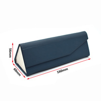Étui de lunettes optiques pliable, boîtier avec trépied en cuir, fait à la main, étui de lunettes optiques pour étudiants et travailleurs de bureau