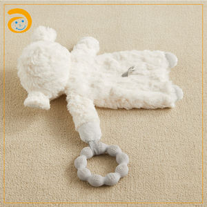 Recién llegado Animal recién nacido manta de seguridad encantadora bebé <span class=keywords><strong>dormir</strong></span> toalla calmante edredón juguete suave manta de seguridad para bebé - Product Image 2
