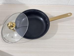 스테인레스 스틸 요리 냄비 12pcs 유리 뚜껑이있는 요리 세트 조리기구 골드 컬러 핸들 냄비와 팬 Marmites 캐서롤 세트 - Product Image 6