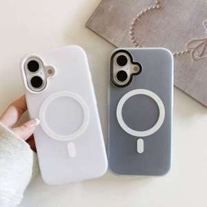 2-Trong-1 Sang Trọng Frosted Magnetic Trường Hợp Điện Thoại Cho Iphone 17 Pro Max Kép Bảo Vệ Chống Sốc Bìa Với Kẹo Màu Sắc Kẹo Màu Sắc - Product Image 6