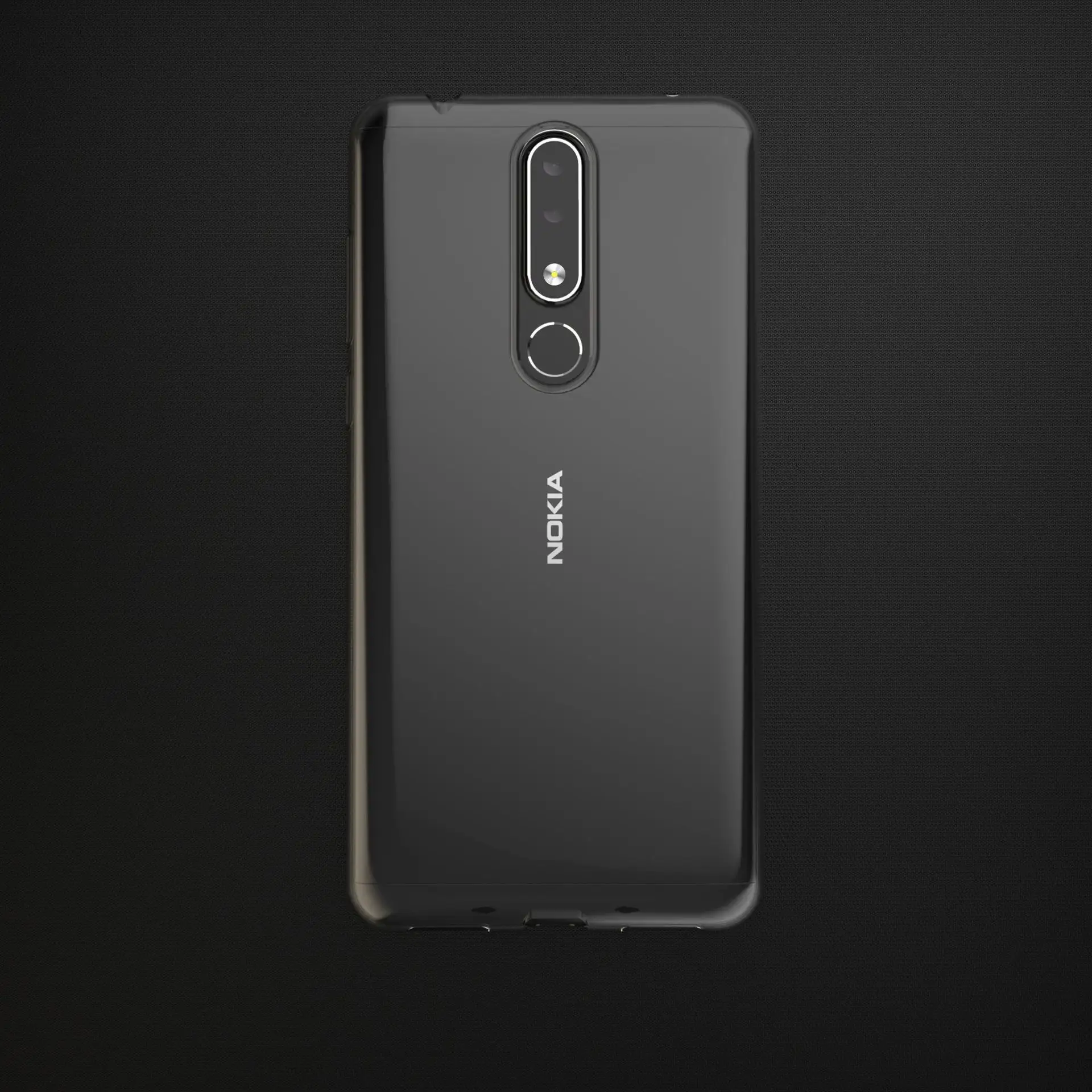 ใสนุ่ม0.8มิลลิเมตรคริสตัลโทรศัพท์มือถือ Tpu สำหรับ Nokia 3.1บวกปก