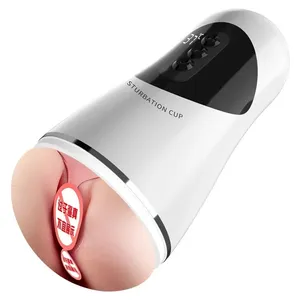 Automatic Sucking Vibrator Male Heated Masturbation Equipment Machine Sex Toys Adult Goods for Men Masturbators Cup