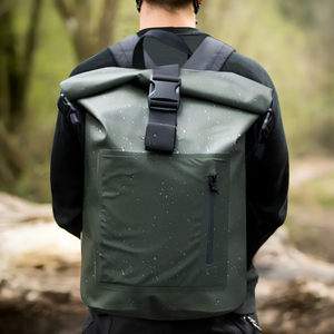 Custom Men <b>Roll</b>-Top PVC Dry Bag Waterproof <b>Backpack</b> Fully Waterproof Bag - Product Image 3