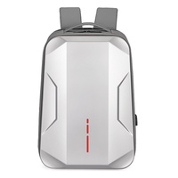 Sac à dos rigide pour PC 2026, étanche en polyester, bretelles incurvées, unisexe, pour étudiants et gamers