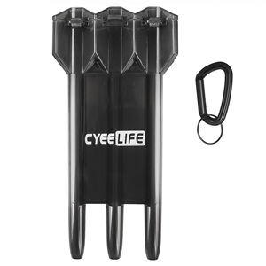Porte-fléchettes en plastique transparent CyeeLife, étui à fléchettes, 11 couleurs au choix - Convient à la plupart des fléchettes - Product Image 5