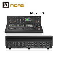 Mezclador de Sonido Profesional para DJ M32 Live, de Fibra de Carbono y Aleación de Aluminio, con Wi-Fi, para Podcast, Transmisión en YouTube, Juegos, Karaoke y Estudio