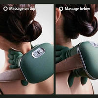 Masseur Shiatsu pour le cou et les épaules en forme de main, rechargeable par USB, batterie au lithium portable pour le bureau, les voyages et la maison