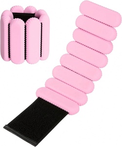 Bracelet de <span class=keywords><strong>poids</strong></span> à main en silicone réglable pour exercice de <span class=keywords><strong>cheville</strong></span> et poignet, ensemble de bracelets portables, manchette de 2lb - Product Image 4