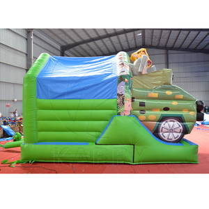 บ้านลมเป่าลมรูปสัตว์ป่าพร้อมสไลเดอร์สำหรับเด็ก - Product Image 2