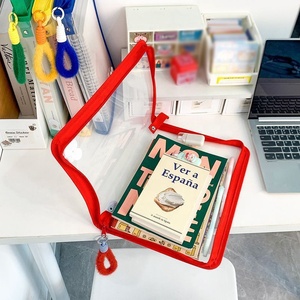 2025 thiết kế mới A4 tập tin trong suốt thư mục văn phòng trường PVC tài liệu Túi Dây Kéo Túi pouch máy tính xách tay bút chủ thư mục - Product Image 5