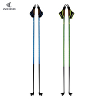 Bâtons de ski de fond légers 100% fibre de carbone Bâton de ski alpin 185g/pièce Sangles de ski Accessoires de ski Ensemble de skis