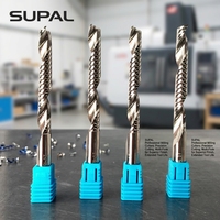 Fresa de carburo sólido de un solo filo SUPAL de alta velocidad y calidad para aluminio y madera, tamaño personalizado OEM/ODM