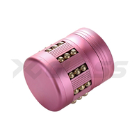 Broyeurs à herbes en aluminium métallique de fabrication chinoise en gros de 55 mm 63 mm pour accessoires de fumage