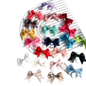 Barrettes à cheveux en forme de col de cygne avec nœud couleur bonbon de 6 cm pour femmes - Product Image 5