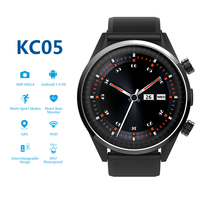 KC05 4G Android 7.1.1 1GB+16GB LTE Reloj con Cámara Espía Digital, Quad Core 1.25GHz, Cámara de 5MP, WiFi, IP67 Resistente al Agua, Pantalla OLED
