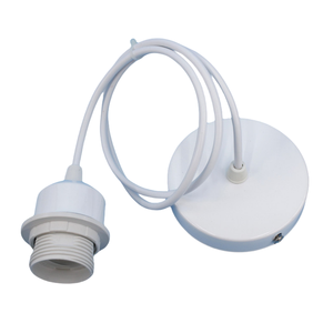 <span class=keywords><strong>Douille</strong></span> de lampe Edison vintage moderne et simple, support <span class=keywords><strong>E27</strong></span> à vis, base LED pour plafond, 220V, 1m, plastique noir, garantie 5 ans, pour la maison - Product Image 3