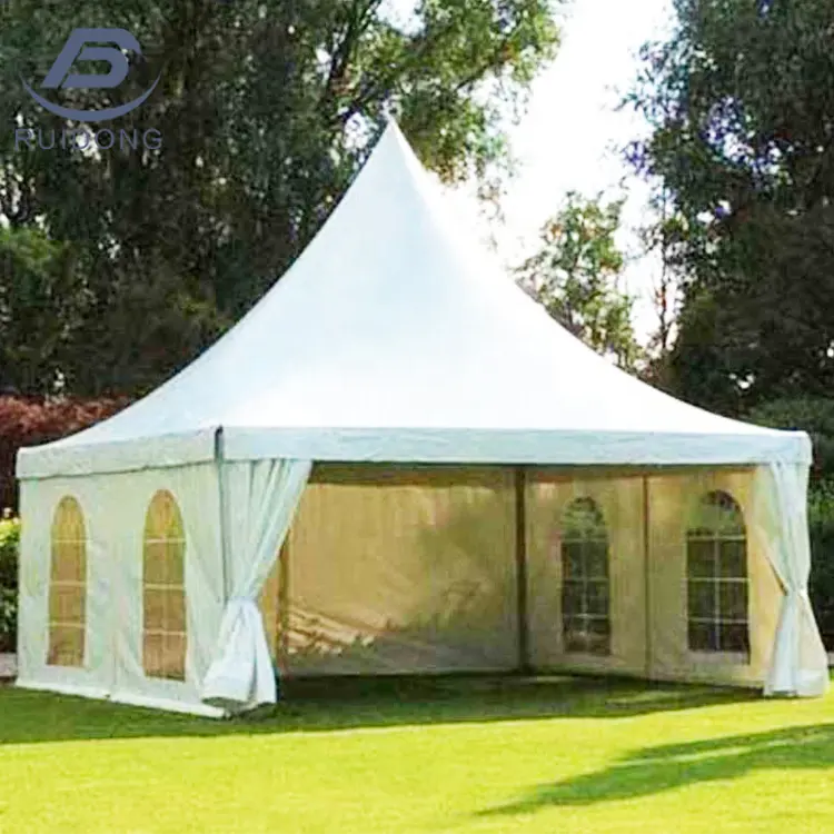Luxury Aluminum 6*6m 8*8m Waterproof Glass Doors Pagoda Trade Show Advertising Wedding Party Marquee Canopi Outdoor Tents Events