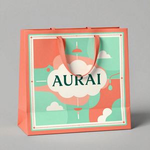 Bolsas de Papel Impresas a Color de Alta Gama Personalizadas con Asas Resistentes para un Empaque Elegante y con Estilo - Product Image 3