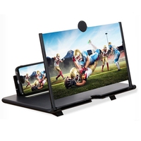 Amplificateur vidéo 3D pour téléphone 14 pouces, projecteur HD, support de téléphone portable, loupe d'écran agrandie pour smartphone