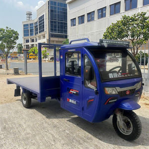 במנות 3 גלגל מטען חשמלי תלת אופן מיני dump משאית אשפה עם תא סגור - Product Image 1