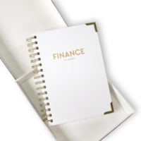 Planificateur de budget A5 personnalisé PP Couverture rigide Défi d'économie de dépenses Planificateur familial Cahier de richesse hebdomadaire quotidien PP
