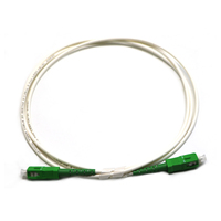 Monomode Jarretiere G657A2 Simplex 3.0mm Blanc LSZH Patch Cord Legrand Fiber
