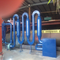 Séchoir à sciure de bois sur mesure pour usine, Séchoir rotatif à flux d'air pour farine de manioc
