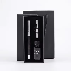 Set de Regalo de Cumpleaños para Caballero 2026: Lujoso Set de Pluma Estilográfica de Madera Natural con Grabado y Tinta de 15ml, Ideal para Hombres y <span class=keywords><strong>Novios</strong></span> - Product Image 1
