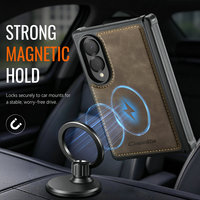 Casing Belakang Kulit CaseMe Strong Magnetic untuk Samsung Z Fold 8 8 Ultra, Mendukung Pengisian Nirkabel, Anti-Shock TPU untuk Samsung Z Fold 8