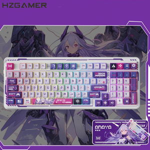 Daryou A98 Ailia tam anahtar oyun mekanik klavye üç modlu kablosuz düşük profil anahtarı alüminyum PC dizüstü uygulama için - Product Image 1