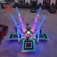 Vente en gros : Lit de trampoline électrique à élastiques pour enfants, manège mobile pour parcs d'attractions extérieurs, parcs et jardins