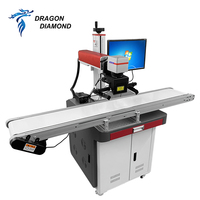 Système de positionnement automatique visuel CCD Machine de marquage laser UV 5W refroidie à l'eau Bande transporteuse Marqueur laser UV avec caméra CCD