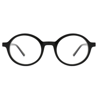 Montures de lunettes rondes en acétate, montures de lunettes rondes minces personnalisées OEM montures de lunettes optiques bloquant la lumière bleue