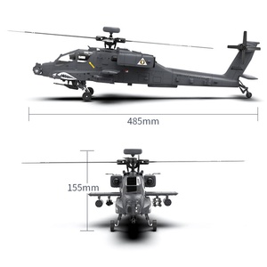 F11S 1:32 2.4G AH-64D Apache Simulation Model GPS Brushless <b>Motor</b> RC Drone 9CH 6gyro ELRS <b>Control</b> 300m Battery Plastic Metal - Product Image 6