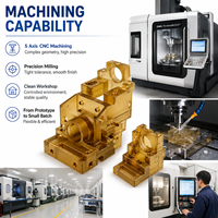 Blocs de montage optiques en Ultem PEI usinés CNC 5 axes pour systèmes de vision industrielle avec inspection CMM