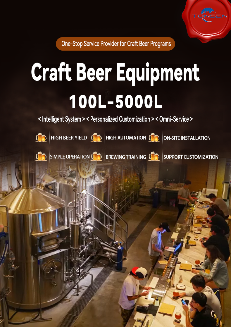 Пивоваренное оборудование Tonsen Micro craft, Пивоваренная машина высокого качества