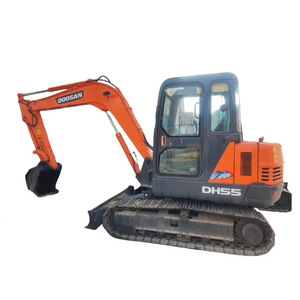 5.5 Ton Doosan DH55/DX55 <b>Mini</b> Excavator Second <b>Hand</b> Low Price 90% New Condition with Engine Gearbox Pump & PLC - Product Image 1