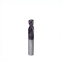Foret diamanté Hezuan 65HRC pour centres d'usinage CNC avec support de fraisage conventionnel et en spirale