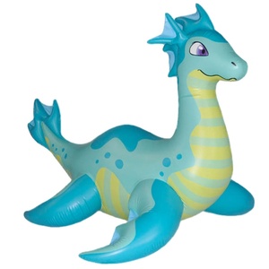 ของเล่นเป่าลมรูปสัตว์ทะเล ไดโนเสาร์ทะเล ทำจากพีวีซีอย่างดี ทนทาน ใช้เป็นที่นั่งในสระน้ำสำหรับเด็ก หรือเป็นเครื่องเล่นในสวนน้ำ - Product Image 1