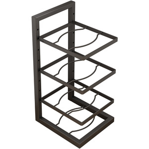 Çok fonksiyonlu ev mutfak depolama raf Metal kabin lavabosu & tezgah yeni katmanlı saksı rafı yemek kapak kullanımı ile - Product Image 5