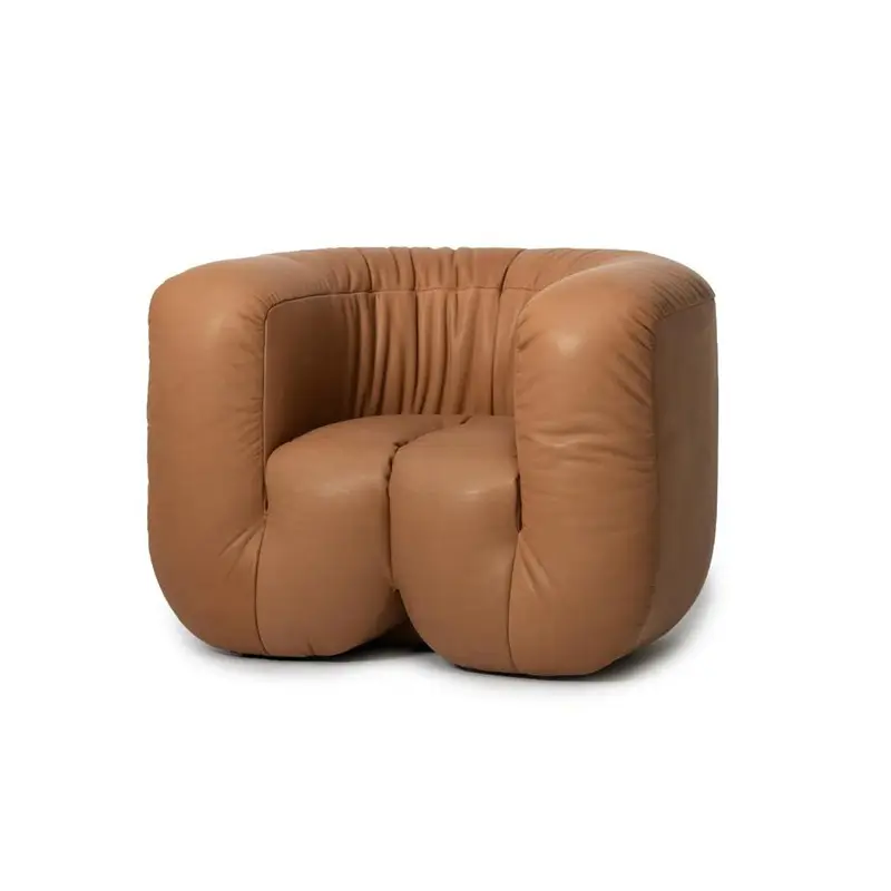 नॉर्डिक आधुनिक डिजाइन इतालवी अवकाश बैठक कक्ष रचनात्मक सोफा कुर्सी नरम कपड़े का सोफा बड़े आकार का एकल अवकाश कुर्सी