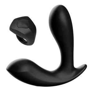 男性の大人のおもちゃマッサージャーゲイマッサージprostataバイブレーター加熱バットアナルプラグワイヤレスリモコン付き - Product Image 1