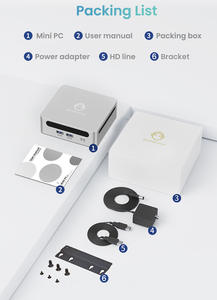 Mini PC GenMachine de Nueva Generación con <span class=keywords><strong>AMD</strong></span> <span class=keywords><strong>Ryzen</strong></span> 5 <span class=keywords><strong>5500U</strong></span>, 64GB DDR4 SSD, Windows 11 para Empresas, con WiFi6, GPU de 2GB y Enchufes para EE. UU./UE/Reino Unido/Australia/Japón - Product Image 6