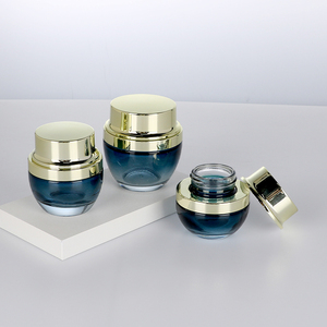 Green Gradient Luxury Customized Skincare <b>Bottles</b> Customized Black Glossy Finish Cosmetics Container Empty With Pump Cap <b>Dropper</b> - Product Image 6