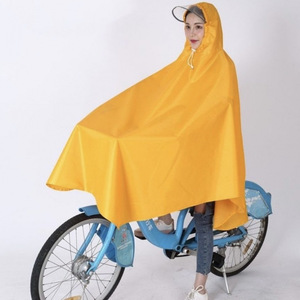 Impermeable para bicicletas, ponchos para la lluvia, para una sola persona, para hombre y mujer, para adultos, extra grande y grueso, con borde ancho, compartido - Product Image 1