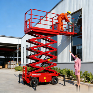 Plateforme élévatrice à ciseaux hydraulique électrique mobile pour travaux en hauteur 10m12m - Product Image 4