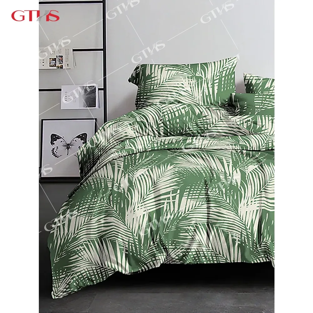 Flourish Wholesale Bedsheets Sets Cotton Duvets Bed Cover Fitted Sheets Comforter Sets King Size Luxury Bedding
