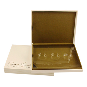 Caja de Papel para Chocolate con Impresión Personalizada de Guangzhou Top Company, para Regalos de Dulces Promocionales de Navidad de Lujo - Product Image 5